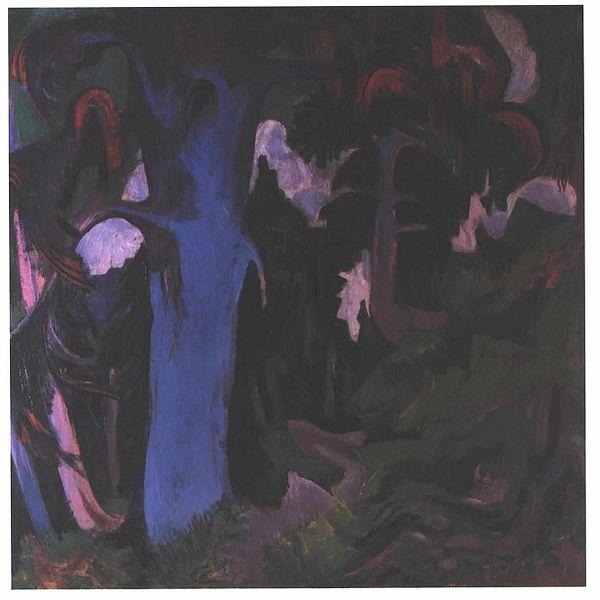 Ernst Ludwig Kirchner The blue tree oil painting image